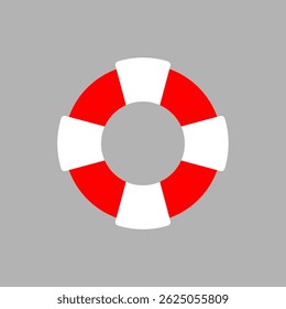 lifebuoy vector icon illustration isolated on white background