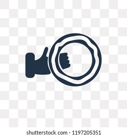 Lifebuoy vector icon isolated on transparent background, Lifebuoy transparency concept can be used web and mobile