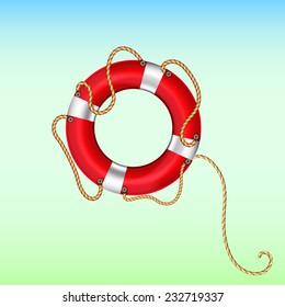 Lifebuoy. Vector illustration
