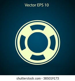 lifebuoy vector illustration
