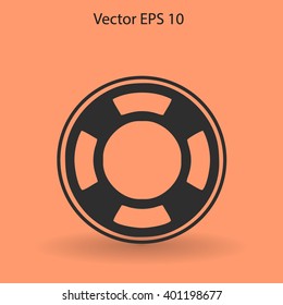 lifebuoy vector illustration
