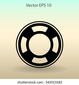 lifebuoy vector illustration