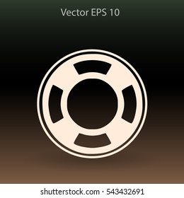 lifebuoy vector illustration
