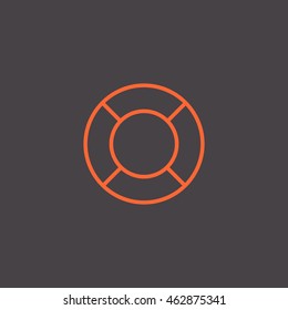 lifebuoys icon vector