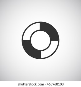 lifebuoys icon vector.