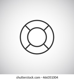 lifebuoys icon vector