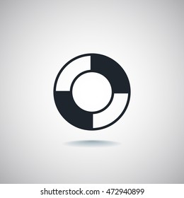 lifebuoys icon vector.
