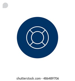lifebuoys icon vector