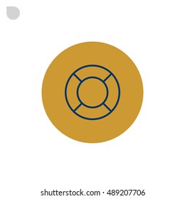 lifebuoys icon vector