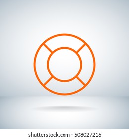 lifebuoys icon vector