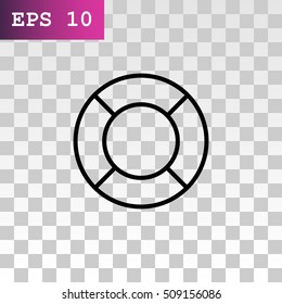 lifebuoys icon vector