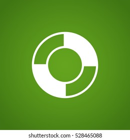 lifebuoys icon vector.