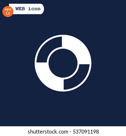 lifebuoys icon vector.