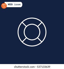lifebuoys icon vector
