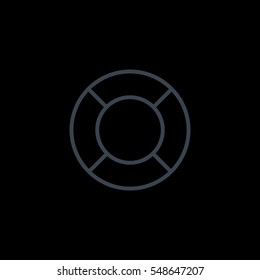 lifebuoys icon vector