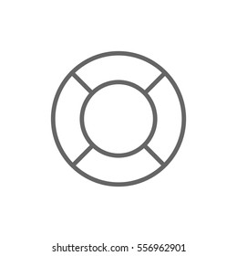lifebuoys icon vector