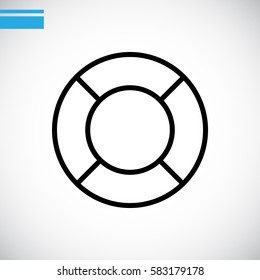 lifebuoys icon vector