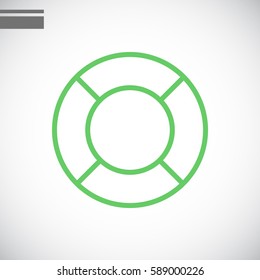 lifebuoys icon vector
