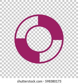 lifebuoys icon vector.