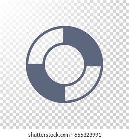 lifebuoys icon vector.