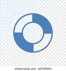 lifebuoys icon vector.