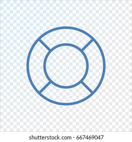 lifebuoys icon vector