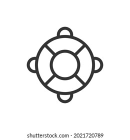 Lifebuyo minimal line icon. Web stroke symbol design. Lifebuyo sign isolated on a white background. Premium line icon.