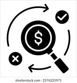 Lifecycle Analysis Icon Element For Design