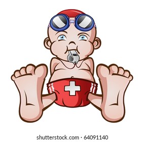 Bebe Nageur Illustrations Images Et Images Vectorielles De Stock Shutterstock