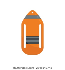 Lifeguard booy Symbol flache Vektorgrafik. Strandleben. Rettungsschwimmer einzeln