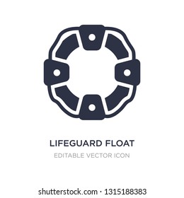lifeguard float icon on white background. Simple element illustration from Security concept. lifeguard float icon symbol design.