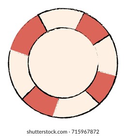 lifeguard float isolated icon