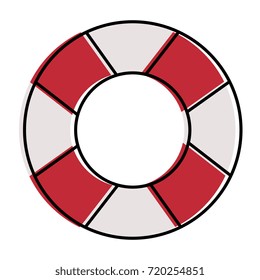 lifeguard float isolated icon