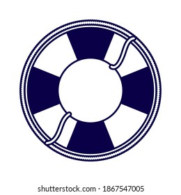 Lifeguard Floor Line-Stil Symbol Vektorgrafik-Design