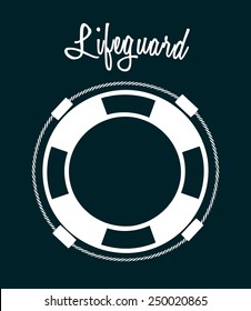 lifeguard icon  design, vector illustration eps10 graphic 