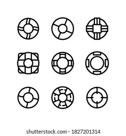 lifeguard icon or logo isolated sign symbol vector illustration - Collection of high quality black style vector icons
