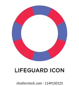 Lifeguard icon vector isolated on white background for your web and mobile app design, Lifeguard logo concept