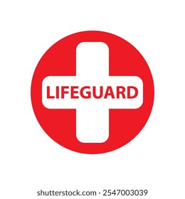 Lifeguard icon vector. Rescuer transport illustration. Lifesaver symbol or logo.