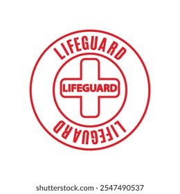 Lifeguard icon vector. Rescuer transport illustration. Lifesaver symbol or logo.