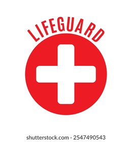 Lifeguard icon vector. Rescuer transport illustration. Lifesaver symbol or logo.