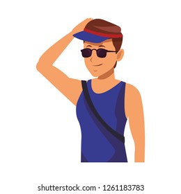 lifeguard man halfbody
