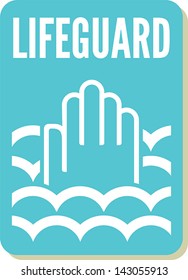 lifeguard sign