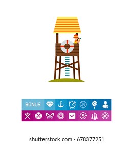 Lifeguard Tower Icon