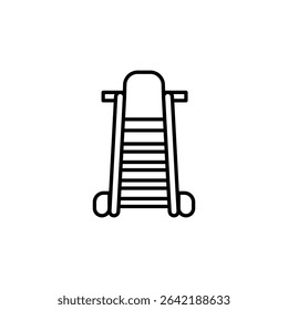 Lifeguard Tower Icon Graphic Vector Design on Transparent Background