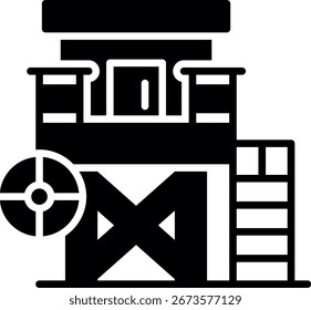Lifeguard Tower Nuevo Vector de diseño de iconos creativos