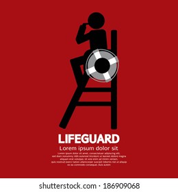 Lifeguard Vector Illustration