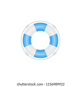Lifeguard vector isolated. Blue buoy