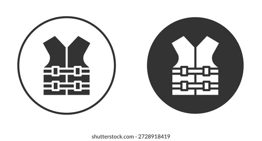 Diseños de Vector de Clipart de iconos de chalecos salvavidas para proyectos gráficos