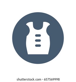 lifejacket icon flat design