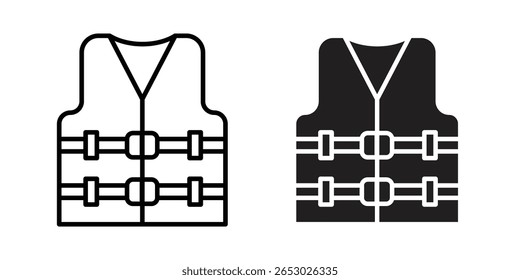 Lifejacket icon Logo Design Vector Template Illustration